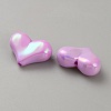 10Pcs Opaque Acrylic Beads LS-SACR-WH0008-020F-2