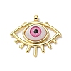 Real 18K Gold Plated Brass Pendants KK-L209-004G-03-1