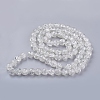 Spray Painted Crackle Glass Beads Strands CCG-Q001-10mm-01-2