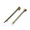 Iron Hair Bobby Pin Findings X-IFIN-L032-06AB-NF-2