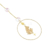 Brass Big Pendant Decorations LS-HJEW-M005-03G-01-4