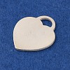 925 Sterling Silver Blank Pendants STER-F057-03S-04-2