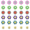 Handmade Polymer Clay Cabochons CLAY-YW0001-06-1