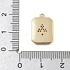 Brass Micro Pave Cubic Zirconia Pendants LS-KK-D283-30G-02-3