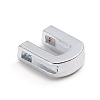 Alloy Slide Charms LS-ALRI-WH0005-09U-P-2