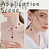 90Pcs 15 Style Tibetan Style Alloy Pendants TIBEP-SC0002-55-5