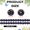2 Strands Natural Black Tourmaline Beads Strands G-ME0001-32-2
