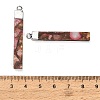 Dyed Synthetic Imperial Jasper Pendants GG-CBAA20A-12P-02-3
