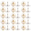20Pcs ABS Plastic Pearl No Sewing Buttons BUTT-CY0001-22B-6