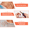 Fingerinspire Round Copper Jewelry Wire CWIR-FG0001-04C-RG-5