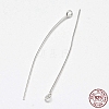 925 Sterling Silver Eye Pins STER-F018-02B-1