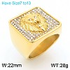 304 Stainless Steel Cubic Zirconia Finger Rings for Men FS-WG9BEFD-12-1
