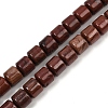 Natural Red Jasper Beads Strands G-G275-D25-10x10mm-2