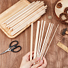 Olycraft 42Pcs 8 Styles Wood Sticks DIY-OC0012-45-3