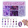 DIY Acrylic & Seed Beaded Stretch Bracelet Making Kit DIY-YW0008-80-1