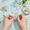 Cat Alloy Enamel Wine Glass Charms AJEW-AB00133-3