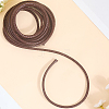 Braided Leather Cord with Core WL-CL0001-01B-7