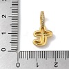 Brass Micro Pave Cubic Zirconia Pendants KK-K345-13T-G-3