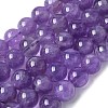 Natural Amethyst Beads Strands G-R446-10mm-21-A-4