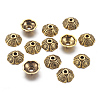 Tibetan Style Bead Caps LS-GLF0652Y-NF-1