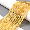 Natural Yellow Opal Beads Strands G-F509-07-3mm-01-1