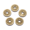 Tibetan Style Alloy Chinese Coin Pendants PALLOY-WH0060-01E-NF-1