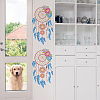 2Pcs 2 Styles PET Hollow Out Drawing Painting Stencils DIY-WH0394-0088-4