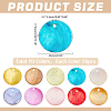 160Pcs 10 Colors Spray Paint Natural Akoya Shell Pendants SHEL-ME0001-07-2