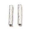 Non-Tarnish 304 Stainless Steel Tube Beads STAS-G310-37A-P-1