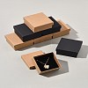 12Pcs 2 Colors Cardboard Paper Jewelry Set Boxes CBOX-FS0001-01-9