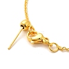 Brass Cable Chains Bracelets for Women BJEW-G735-09G-2