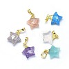 Natural & Synthetic Mixed Gemstone Charms G-F584-A-G-1