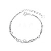 925 Sterling Silver Box Chain Multi-strand Bracelets FS-WGFF458-01-5