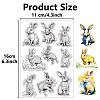 Plastic Stamps DIY-WH20018-0250-2