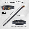 Cattlehide Adjustable Bracelets for Men Women BJEW-WH20001-06B-2