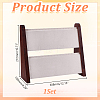 Double-Layer Wooden Jewelry Display Stand ODIS-WH0099-284A-2
