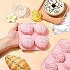 2 pcs 2 Styles Brain Shape Silicone Molds ST-CJ0007-87-4