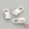 925 Sterling Silver Ends Caps STER-S002-28-3