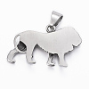 316 Surgical Stainless Steel Pendants STAS-H387-08AS-2
