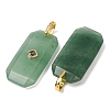 Natural Green Aventurine Pendants GG-CBA51ED-05G-03-3