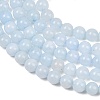 Natural Dyed White Jade Beads Strands GG-CBAEB22-B01-8mm-02-3