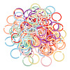 140Pcs 7 Colors Plastic Twisted Loose Leaf Book Binder Hinged Rings FIND-TA0008-27-3