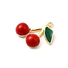 Brass Enamel Pendants KK-D408-03KCG-2