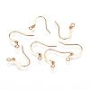 Brass French Earring Hooks KK-Q365-G-NF-1