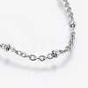 304 Stainless Steel Anklets AJEW-H013-05-3