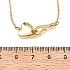 Heart 304 Stainless Steel Pendant Necklaces for Women NJEW-D288-01G-4