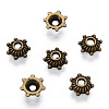 Tibetan Style Zinc Alloy Bead Caps MLF0514Y-01-2