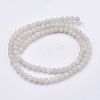 Natural Yellow Jade Beads Strands G-G598-4mm-YXS-03-2