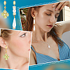 60Pcs 201 Stainless Steel Stud Earring Findings EJEW-UN0002-25-6