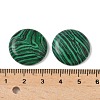 Synthetic Malachite Cabochons G-C189-05D-3